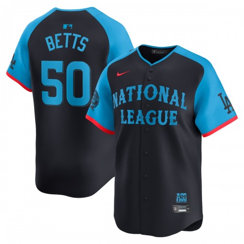 Mookie Betts National League Nike 2024 MLB All-Star Game Limited Player Jersey - Navy