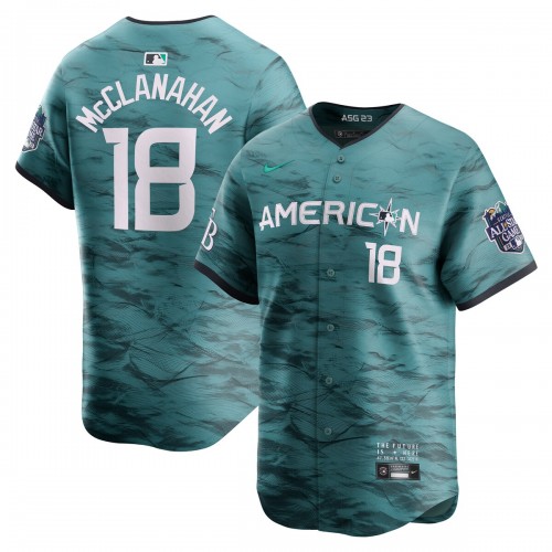 Shane McClanahan American League Nike 2023 MLB All-Star Game Limited Player Jersey - Teal