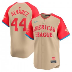 Yordan Alvarez American League Nike 2024 MLB All-Star Game Limited Player Jersey - Cream Yordan Alvarez American League Nike 2024 MLB All-Star Game Limited Player Jersey - Cream