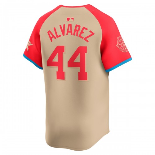 Yordan Alvarez American League Nike 2024 MLB All-Star Game Limited Player Jersey - Cream