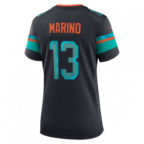 Dan Marino Miami Dolphins Nike Women's 2025 Rivalries Collection Retired Player Game Jersey - Pitch Blue