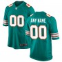 Miami Dolphins Nike Alternate Custom Game Jersey - Aqua