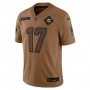 Jaylen Waddle Miami Dolphins Nike 2023 Salute To Service Limited Jersey - Brown