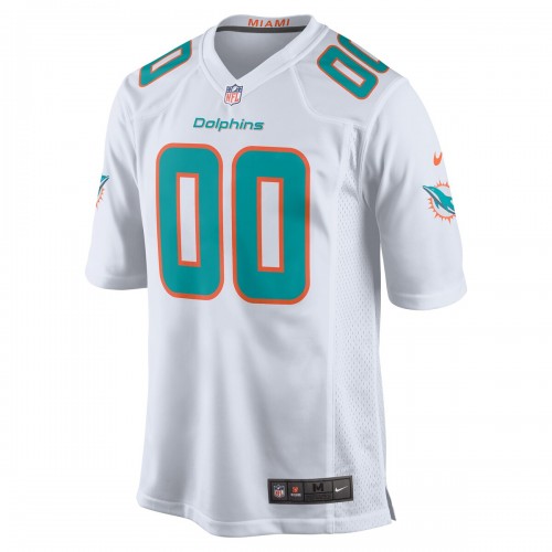 Miami Dolphins Nike Custom Game Jersey - White