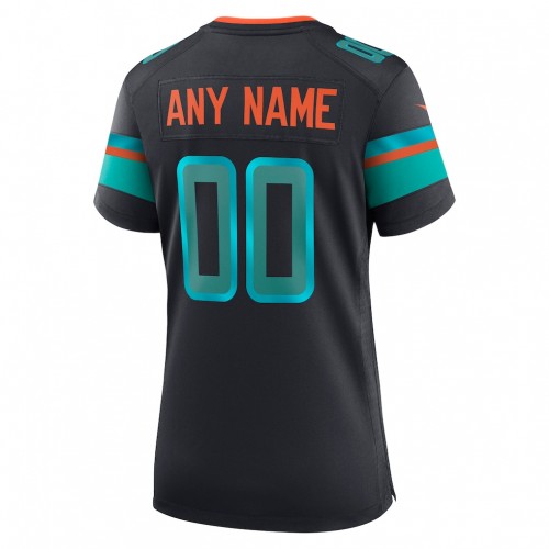 Miami Dolphins Nike Women's 2025 Rivalries Collection Custom Game Jersey - Pitch Blue