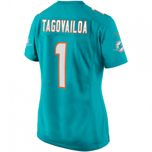 Tua Tagovailoa Miami Dolphins Nike Women's Game Jersey - Aqua