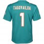 Tua Tagovailoa Miami Dolphins Nike Youth Game Jersey - Aqua