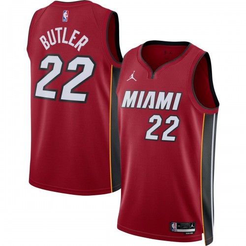 Jimmy Butler Miami Heat Jordan Brand 2022/23 Statement Edition Swingman Jersey - Red