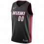 Miami Heat Nike Swingman Custom Jersey Black - Icon Edition