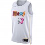 Bam Adebayo Miami Heat Nike Unisex 2022/23 Swingman Jersey - City Edition - White