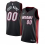 Miami Heat Nike Unisex 2022/23 Swingman Custom Jersey Black - Icon Edition