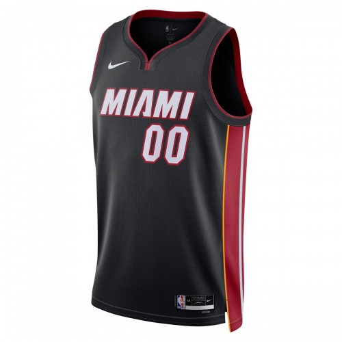 Miami Heat Nike Unisex 2022/23 Swingman Custom Jersey Black - Icon Edition