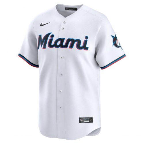 Eury Pérez Miami Marlins Nike Home Limited Player Jersey – White