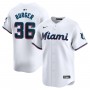 Jake Burger Miami Marlins Nike Home Limited Player Jersey - White