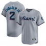 Jazz Chisholm Jr. Miami Marlins Nike Road Limited Player Jersey – Gray