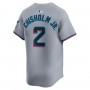 Jazz Chisholm Jr. Miami Marlins Nike Road Limited Player Jersey – Gray