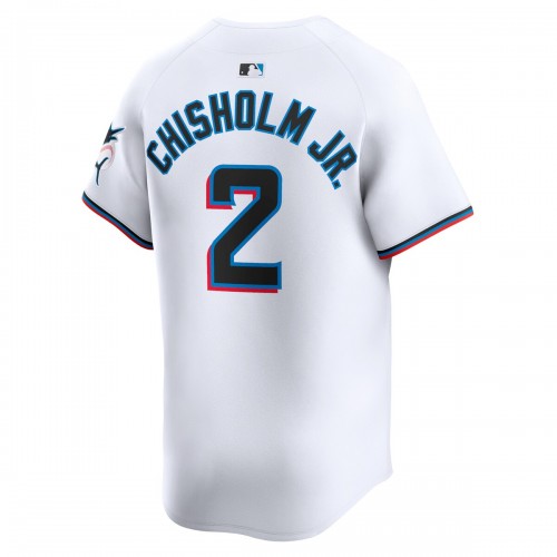 Jazz Chisholm Jr. Miami Marlins Nike Home Limited Player Jersey - White