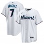 Jesús Sánchez Miami Marlins Nike Home  Replica Player Jersey - White