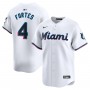 Nick Fortes Miami Marlins Nike Home Limited Player Jersey - White