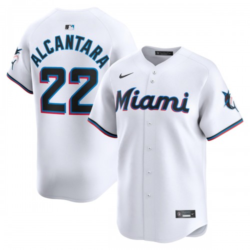 Sandy Alcantara Miami Marlins Nike Home Limited Player Jersey - White