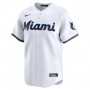 Miami Marlins Nike Home Limited Jersey - White