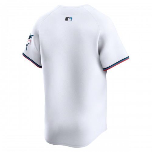 Miami Marlins Nike Youth Home Limited Jersey - White