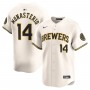 Andruw Monasterio Milwaukee Brewers Nike Home Limited Player Jersey - Cream