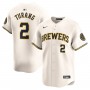 Brice Turang Milwaukee Brewers Nike Home Limited Player Jersey - Cream