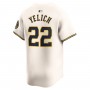 Christian Yelich Milwaukee Brewers Nike Home Limited Player Jersey - Cream