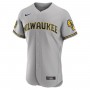 Christian Yelich Milwaukee Brewers Nike Road Authentic Player Jersey - Gray Christian Yelich Milwaukee Brewers Nike Road Authentic Player Jersey - Gray