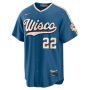 Christian Yelich Milwaukee Brewers Nike 2026 City Connect Stadium Jersey - Mineral Blue