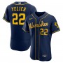 Christian Yelich Milwaukee Brewers Nike Alternate Authentic Player Jersey - Navy Christian Yelich Milwaukee Brewers Nike Alternate Authentic Player Jersey - Navy