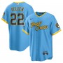 Christian Yelich Milwaukee Brewers Nike 2022 City Connect Replica Player Jersey - Powder Blue