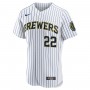 Christian Yelich Milwaukee Brewers Nike Team Alternate Authentic Player Jersey - White Christian Yelich Milwaukee Brewers Nike Team Alternate Authentic Player Jersey - White