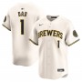 Milwaukee Brewers Nike #1 Dad Home Limited Jersey - Cream