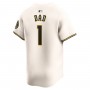 Milwaukee Brewers Nike #1 Dad Home Limited Jersey - Cream