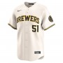 Freddy Peralta Milwaukee Brewers Nike Home Limited Player Jersey - Cream