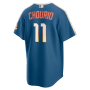Jackson Chourio Milwaukee Brewers Nike 2026 City Connect Stadium Jersey - Mineral Blue Jackson Chourio Milwaukee Brewers Nike 2026 City Connect Stadium Jersey - Mineral Blue