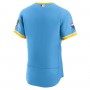 Milwaukee Brewers Nike 2022 City Connect Authentic Team Jersey - Powder Blue Milwaukee Brewers Nike 2022 City Connect Authentic Team Jersey - Powder Blue