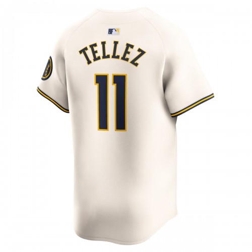 Rowdy Tellez Milwaukee Brewers Nike Home Limited Player Jersey - Cream