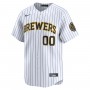 Milwaukee Brewers Nike  Alternate Limited Custom Jersey – White