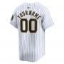 Milwaukee Brewers Nike  Alternate Limited Custom Jersey – White