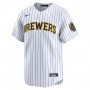 Milwaukee Brewers Nike  Alternate Limited Jersey – White