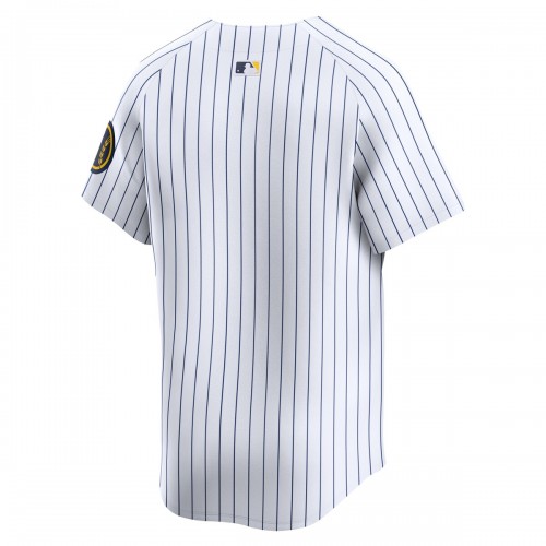 Milwaukee Brewers Nike  Alternate Limited Jersey – White