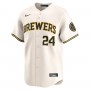 William Contreras Milwaukee Brewers Nike Home Limited Player Jersey - Cream