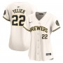 Christian Yelich Milwaukee Brewers Nike Women's Home Limited Player Jersey - Cream