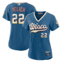 Christian Yelich Milwaukee Brewers Nike Women's 2026 City Connect Stadium Jersey - Mineral Blue