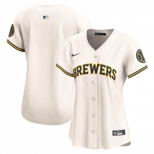 Milwaukee Brewers Nike Women's Home Limited Jersey - Cream