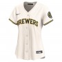 Milwaukee Brewers Nike Women's Home Limited Jersey - Cream