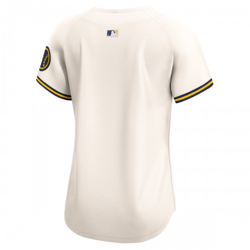 Milwaukee Brewers Nike Women's Home Limited Jersey - Cream